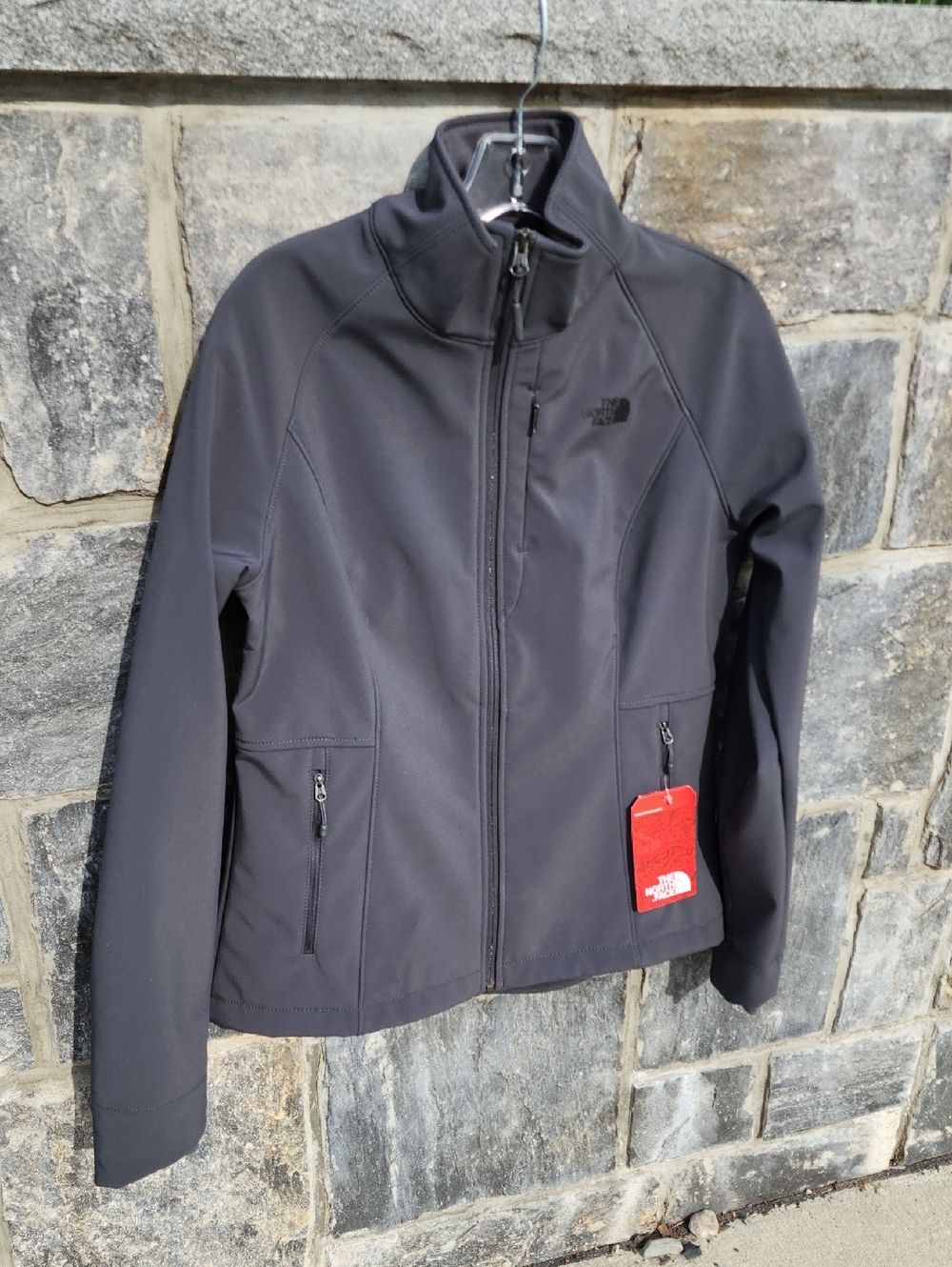 The North Face Women's Barrier Soft Shell Jacket In Asphalt Grey Size Medium